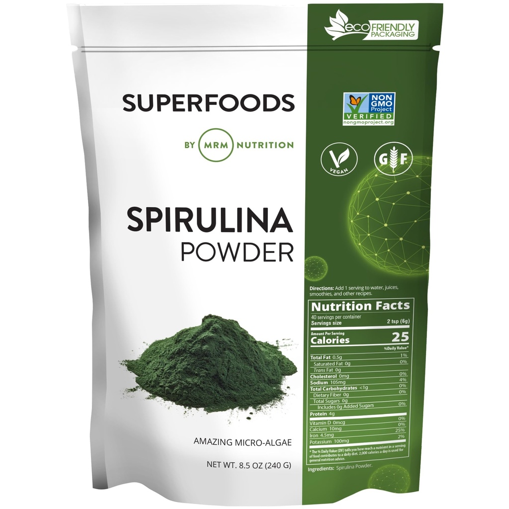 MRM Nutrition Spirulina Powder ...