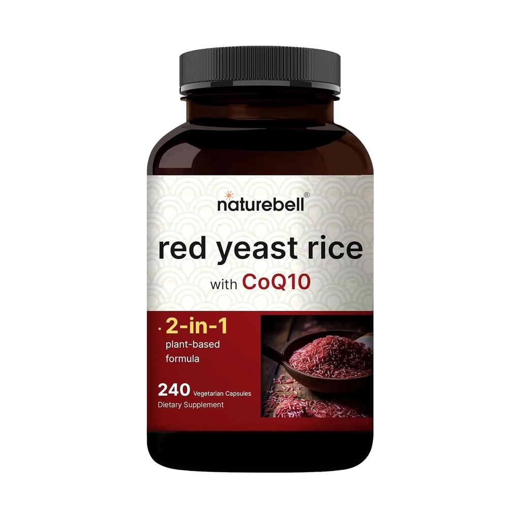 Red Yeast Rice CoQ10, 240 Kasviskapselit ...