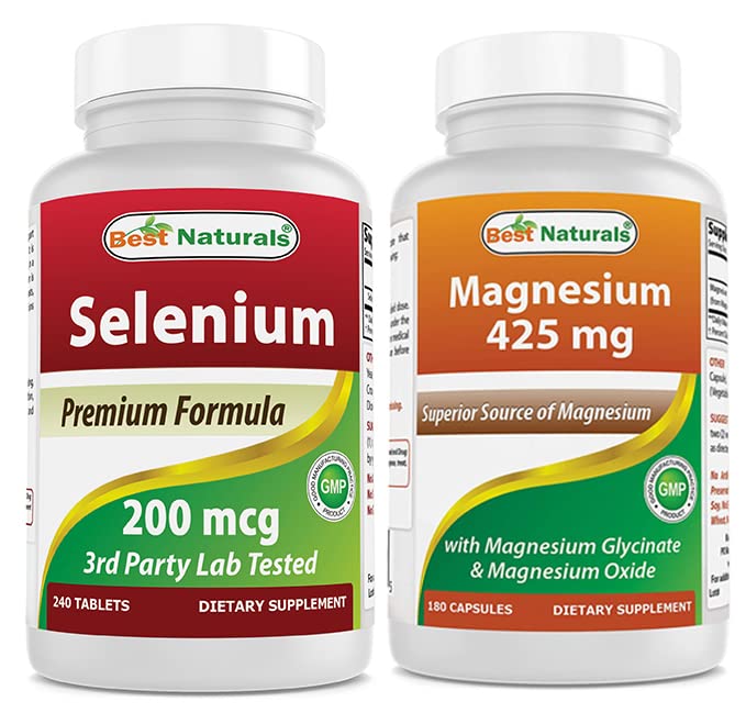 Seleeni 200 mikrog & Magnesium Glycinate 425 mg