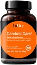 InVite Health Cerebral CareTM - tukee aivojen terveyttä sisältäen muistin, tarkennuksen, huomion ja mielialan - sisältää inositolia, asetyyli-L-karnitiinia, koliinia, fosfatidyyliseriiniä, astaksantiinia - 30 tarjoilua (2-pakkaus)