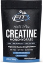FITRxSupplements.com Pure Creatiini Monohydraatti Powder - Nolla lisätyt ainesosat - Ei kaloreita, 5g per tarjoilu, makuamaton 40 tarjoilua, 200g, Nopea liuotus