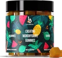 Kreatiini Monohydraatti Gummies ... Vegaani, sokeriton, 120-luku, 5000 mg Creatiini Recovery & lihasten suorituskykyä