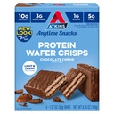 Atkins Chocolate Crème Protein Wafer Crisps, Proteiini jälkiruoka, 4g Net Carb, 1g Sugar, Korkea kuitu, Keto Friendly, 5 Count