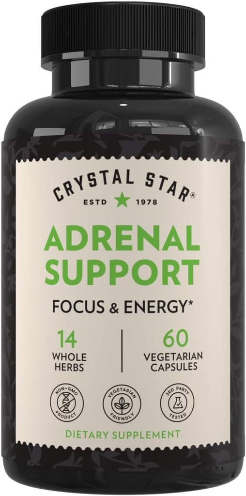 Crystal Star Adrenal Support Supplement (60 kapselia) 