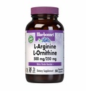 Bluebonnet Nutrition L-arginiini 500 mg/L-orinitiini 250 mg, joka tukee proteiiniaineenvaihduntaa*, soijaton, gluteeniton, ei-GMO, Kosher Certified, Vegan, 50 kasvikapselia, 50 tarjoilua