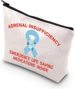 TSOTMO Adrenal Support Medical Alert Bag - Emergency Life Saving Medications Inuti första hjälpväska