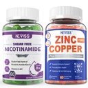 NEVISS Nikotinamidi 500 mg Gummie + Sinkki kupari Gummie