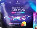 Elektrolyytit Hydraation Packets - Keto Recovery Powder with Kalium, Magnesium, Natrium, Sinkki & C-vitamiini, Sokeriton, Hydraation Elektrolyytti neste juoma Mixes, Vegan, Mansikka sitruuna (32 pakkaus)