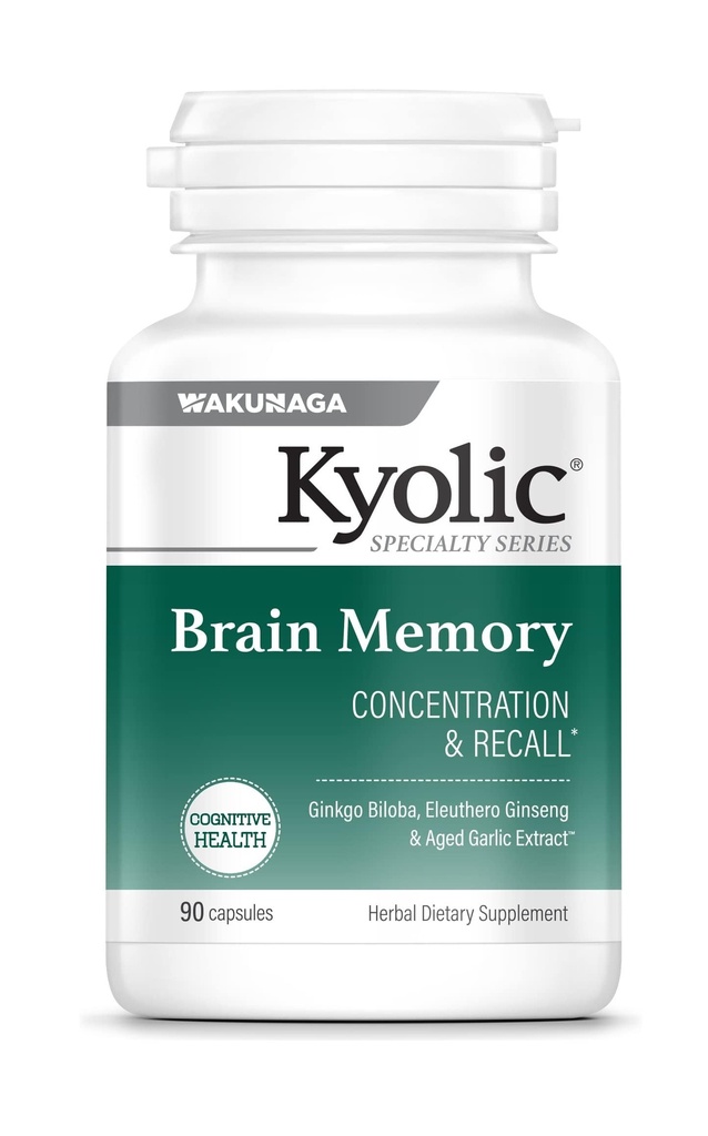 Kyolic Specialty Series Brain Memory, Keskittyminen ja takaisin