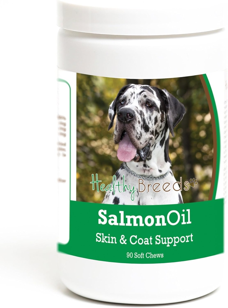 Terveet rodut Suuri Dane Salmon Oil Soft Chews 90