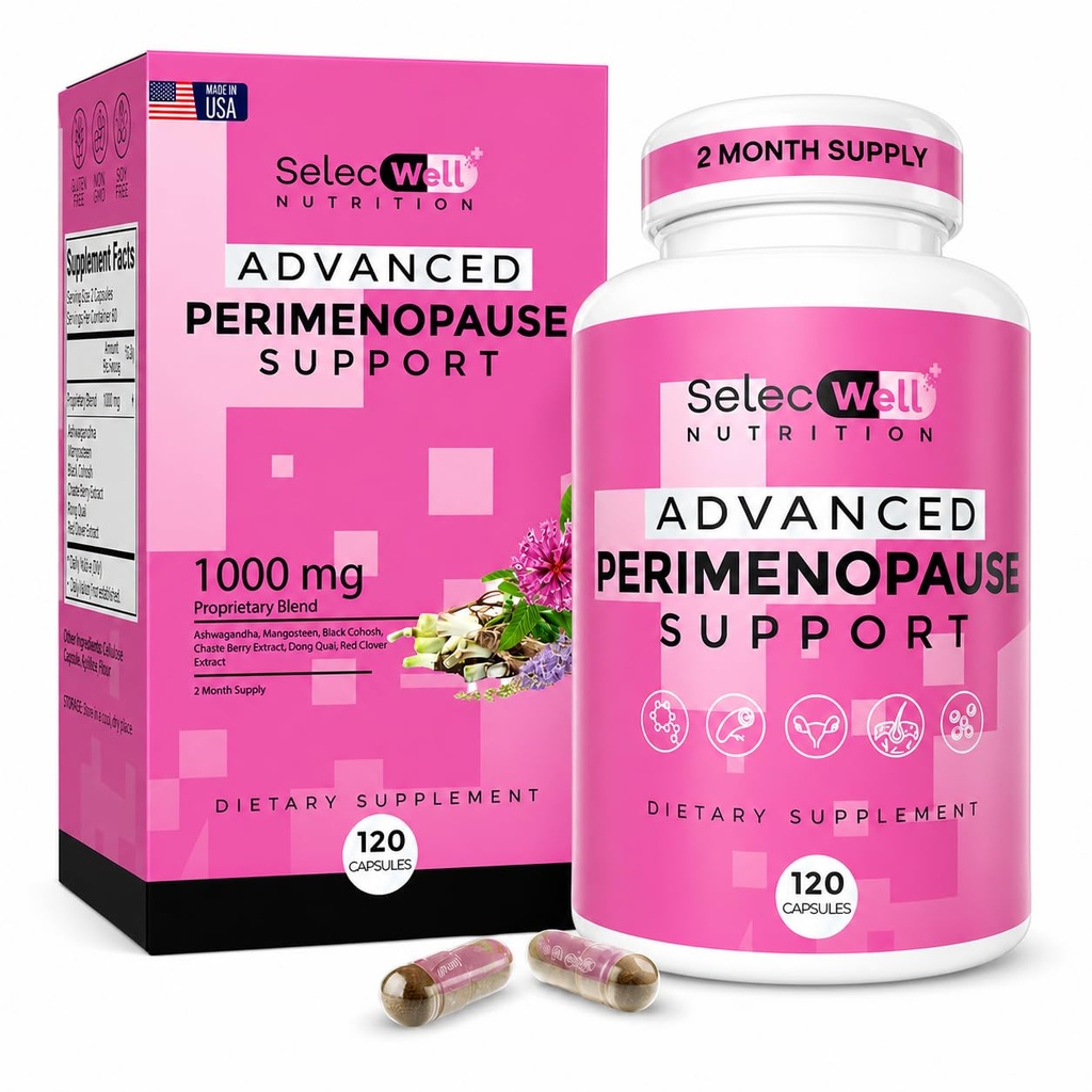 Perimenopaussit ja vaihdevuodet Tuki täydentää naisille ... Multi-symptom Relief musta Cohosh & Red Clover Isoflavones ... Ashwagandha Adaptogen & Herbal Blend...