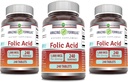 Hämmästyttävä Formula Foolihappo 1000 mikrog (1 mg) Tabletit Supplement ... B9-vitamiinia...