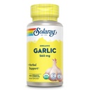 Solaray Organic Valkosipuli pillereitä - 560 mg Valkosipuli täydentää Heart Health Support - USDA Organic Valkosipuli kapselit - Vegaani - 60 päivän Money-Back takuu - 100 tarjoiluja, 100 VegCaps