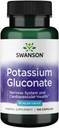 Swanson Kalium (Gluconate) 99 Milligrammaa 100 kapselia