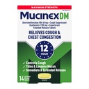 Yskä Suppressant ja Expectorant, Mucinex DM Maximum Strength 12 Hour Tablets, 14ct, 1200 mg Guaifenesin, lievittää Chest Runsaus, Hiljaa Märkä ja kuiva Yskä, 1 Tohtori Suositeltava OTC