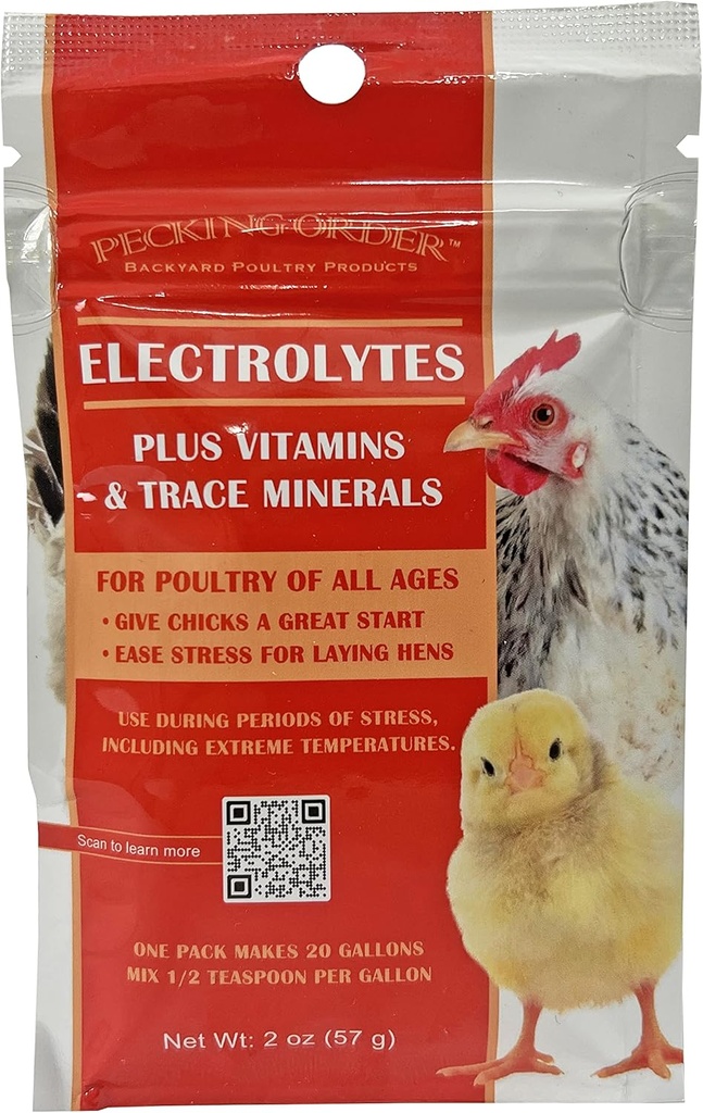 Nekoitusjärjestys Electrolytes Plus Vitamiinit & Trace Minerals for Chicks & Hens, Keltainen