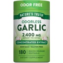 Nature's Truth Odorless Valkosipuli Softgels 