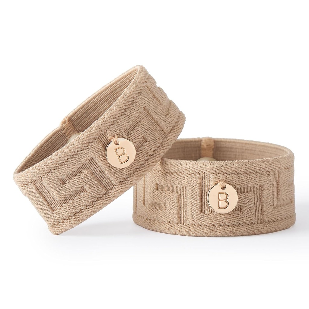 Blisslets Acupressure Relief Band - Ana Duo (Medium) - Motion Sickness Bands och Nausea Relief för gravida kvinnor | Resa, graviditet, kryssning