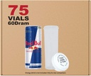 W Gallery 75 Clear 60 Dram Reversible Cap - Airtight Smell Proof Vials - Plastic Medical Grade Prescription Bottles för Pills Herbs Flowers Supplements, Bulk Pack, Not Glass Jars
