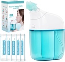 Nasal kastelujärjestelmä 30 Saline Packets Nasal Care, Sinus huuhtelukone, Nasal huuhtelukone, Nasal Cleaner Auto Waste Collection toiminto Sinus, Nasal Allergies - Green
