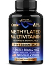 Methylated Multivitamiini - B2, B6, 5-MTHF & B12  TMG - Energy, Brain & Mood - Vegan - valmistettu USA - 120 kapselia