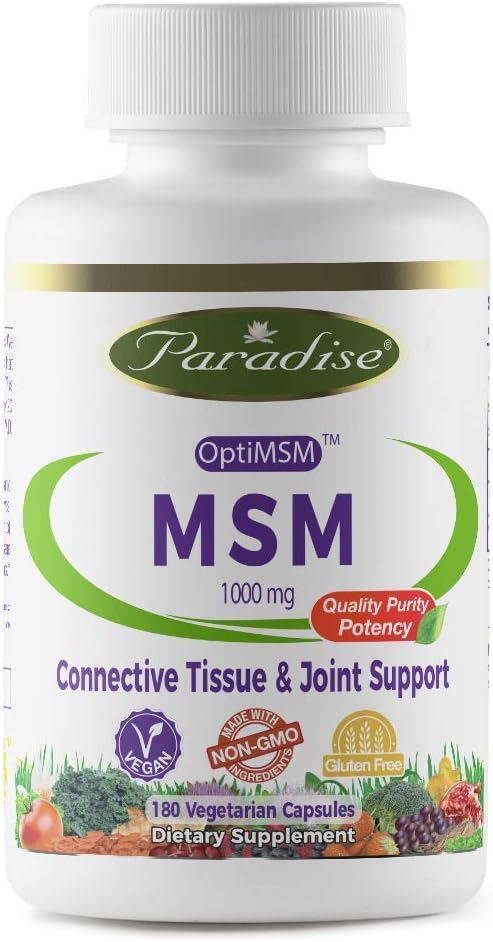 Paratiisi MSM. 100% OPTIMSM Alkuperäinen maailmanlaajuinen patentoitu ainesosa. - 100% luonnollisesti uutettu - Ei Harsh Chemicals tai liuottimet - 100% American Made!