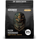 BIRDMAN Falcon Performance Vegan Protein Powder, 31g Protein, 5g Kreatin, 5g BCAA, Probiotika, Electrolytes, Pre Workout, Low Carb, Sugar Free & Dairy Free, Plant Based Vanilla Protein, 29 Servings