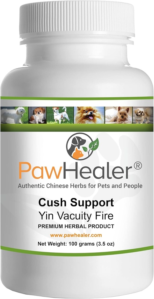 PawHealer Adrenals: Cush-Support för Yin Vacuity Fire - Herbal Remedy för symtom på Cushings