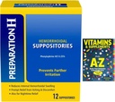 Suppositories Hemorrhoidal, Relief Daytime och Nighttime Discomfort of Hemorrhoids, 12 greve + bättre guide gratis vitaminer kosttillskott
