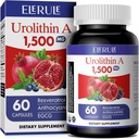 Urolithin A Supplement 1000 mg Plus Trans-Resveratrol, Anthocyanins, Grönt te, främjar hälsosam åldrande, stödja cellulär och energi för män och kvinnor, 60 kapslar-32