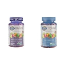 Elämän puutarha Organics Prenatal Gummies Multivitamiini D3, B6, B12 & Organics Miesten Gummy Vitamiinit Multi Berry, 120 Count