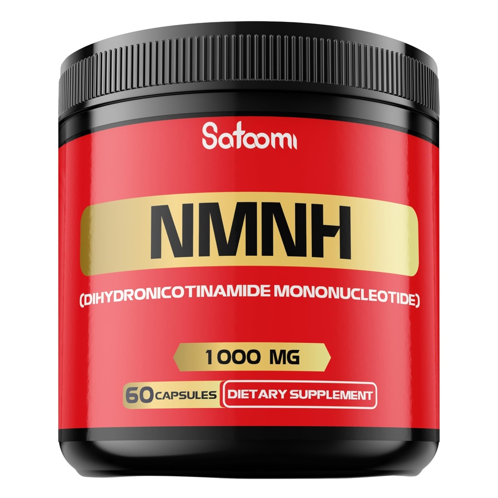 NMNH (Dihydronicotinamide Mononucleotide) -NMN Supplement Alternative - 1000mg per servering NAD Supplement för att stödja NAD - 60 kapslar - 30 dagars leverans