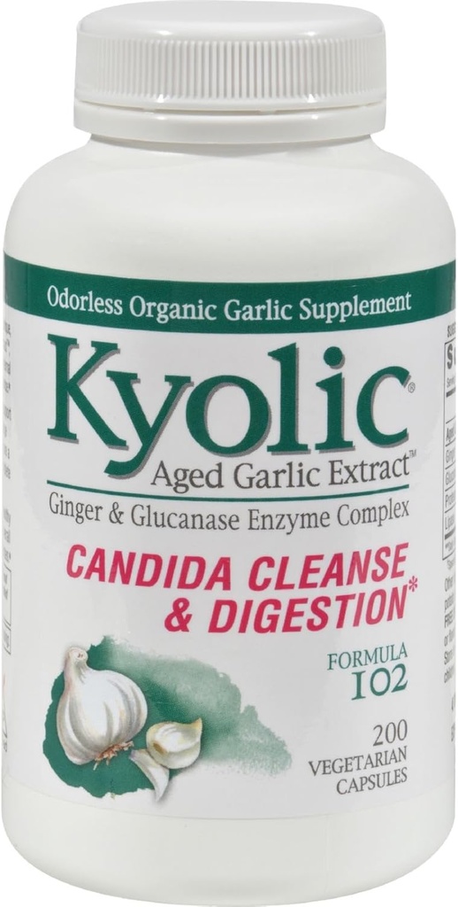 Kyolic #102 Valkosipuli W/Enzyme Veg 200 Cap
