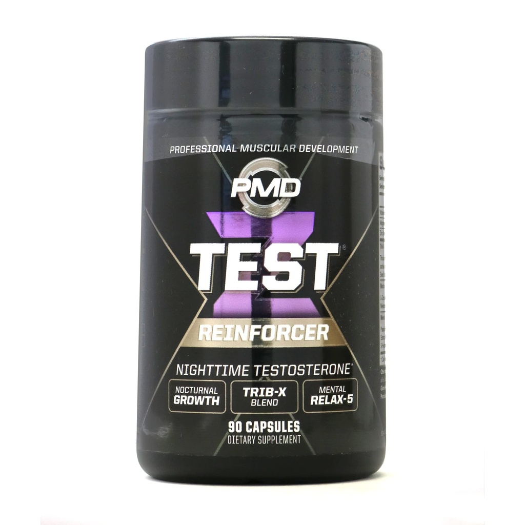 PMD Sports Z-Test Nighttime Testosteroni tuki - uni induktori ja rentoutumista suurin anabolinen vaikutus - parantaa lihasten hyödyntämistä, lisätä lihasten kasvua - 90 kapselia
