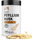 Se on vain... - Psyllium Husk, ravintokuitua täydentää, kasviskapselit, 1500 mg per tarjoilu, 150ct pullo (150 Count)