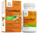 Terry Naturligt CuraMed 750mg - Antioxidant Supplement för hjärn- och hjärthälsostöd - Kosttillskott med hög styrka Curcumin Complex - Njure, Lever & immunhälsa Support - 90 Softgels