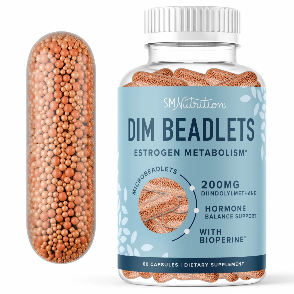 DIM Supplement 200 mg for Hormone Balance 