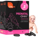 Zahler prenataalinen vitamiini DHA & Folate - DHA täydentää & prenataalinen monivitamiini äidille ja lapselle - Kosher Prenatal DHA prenatal vitamiineja rautaa, prenatal Softgels (120 laatikko 1)