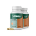 Emma Gut Health - 2 pakkaus - kaasun ja turvotuksen lievittäminen, ummetus, vuotava Gut Repair - Gut Cleanse & Palauta Digestion - Regulate Bowel Movement. Probiootit ja laksatiivinen vaihtoehto, 120 kapselia