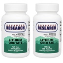 Ravinteiden kantajat Advance Research Litium Orotate 120 Mg 200 tablettia(Pakki 2)