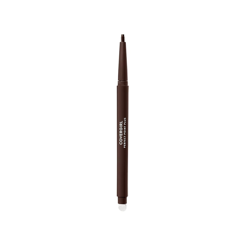 CoverGirl Perfect Point Plus Eyeliner Pencil, Espresso, Long-Lasting, Versatile Brown Eyeliner, Soft Smudging Tip, No Sharpening Neededed, Pack of 1