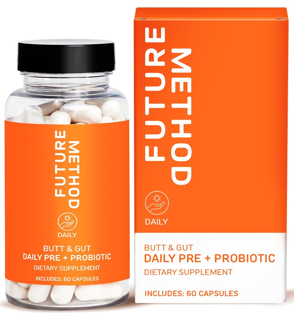 TULEVA MENETELMÄ Synbiootit Prebiootit miehille ja naisille - Probiootit & Prebiootti täydentää digestio, immuniteetti & sääntöjen (60ct)