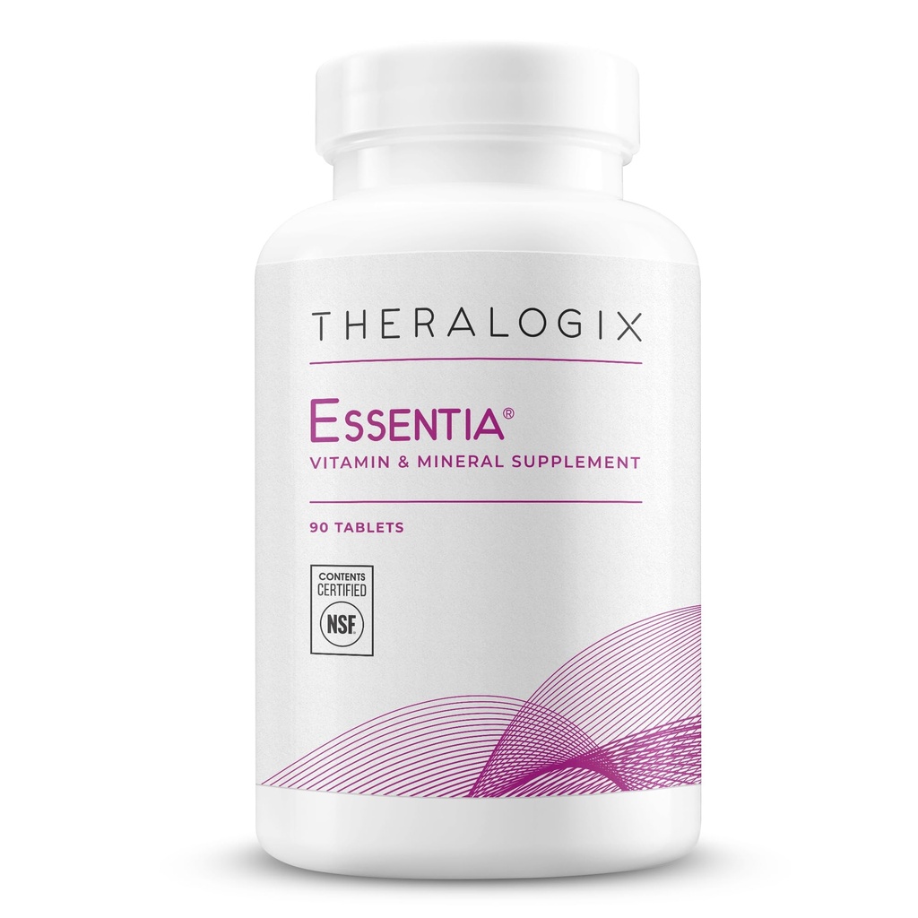 Theralogix Essentia Multivitamiini naisille - 90 päivän tarjonta - naisten päivittäin monivitamiini - tukee immuunin terveys ja luun terveys - sisältää C-vitamiinia, D-vitamiinia, sinkkiä ja enemmän - NSF Certified - 90 tablettia