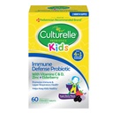 Culturelle Immuunipuolustus Probiootti C-vitamiinin, D-vitamiinin ja sinkin + Elderberryn, ei-GMO, 4-in-1 Immuunituki lapsille ikä 3+*, Mixed Berry Chewables, 60 kreivi