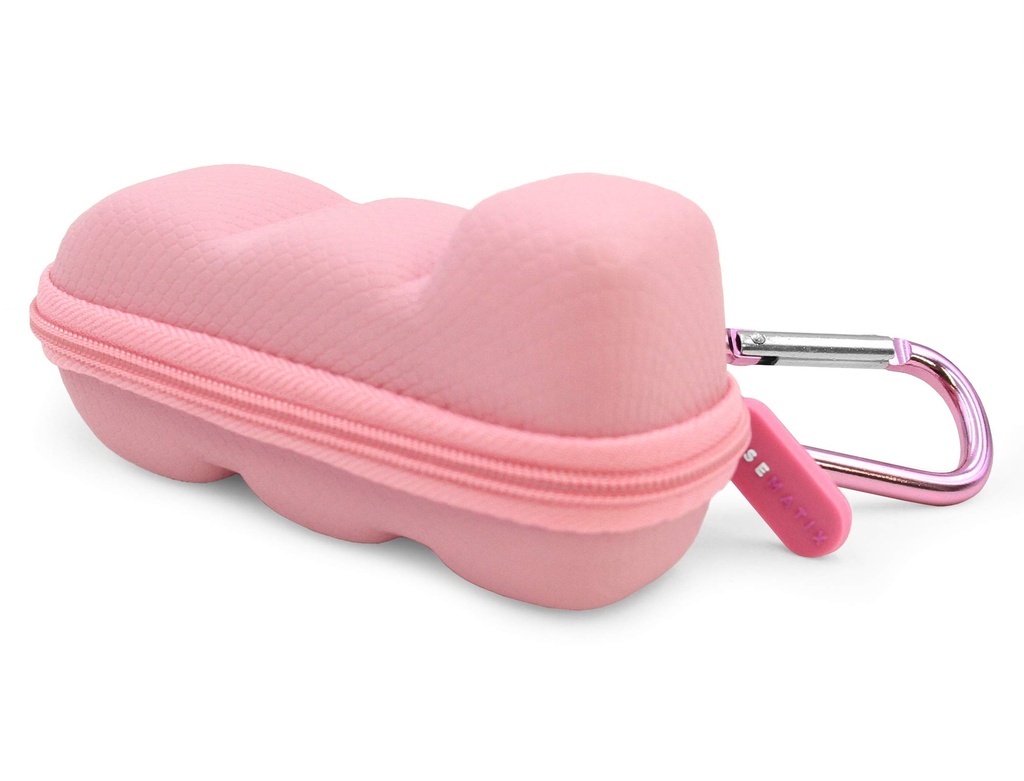 CASEMATIX Rosa Astma Inhaler Travel Case, Inkluderar endast fall