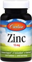 Carlson Labs Sinc, 15 mg, 250 tablettia