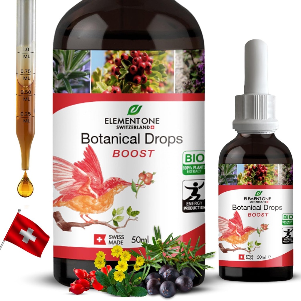 Luonnollinen kasvitieteellinen drops Boost, aineenvaihdunta & painonhallinta drops, nestemäiset drops naisten ja miesten, paras luonnollinen rasvan valvonta & immuuni tuki drops (50 ml)