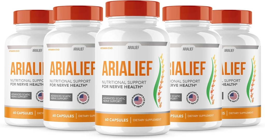 Arialeaf Sciatica Nerve Support, Arialeaf Advanced Nerve Health, Arialeaf Prime Palm Sciatica, Aria Leaf Primepalm Aria Lief, Nerve Relief Supplement Sciatic Rauhoittava (300 kapselia)