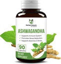Herbal Heaven Ashwagandha kapselit 90 Count ... Ashwagandha Powder Capsules for Ultimate Overall Wellbeing