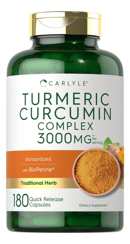 Carlyle Turmeric Curcumin Supplement 